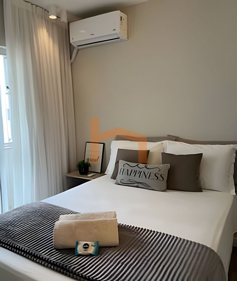 Centro ao lado Shop. Atlântico-2quartos