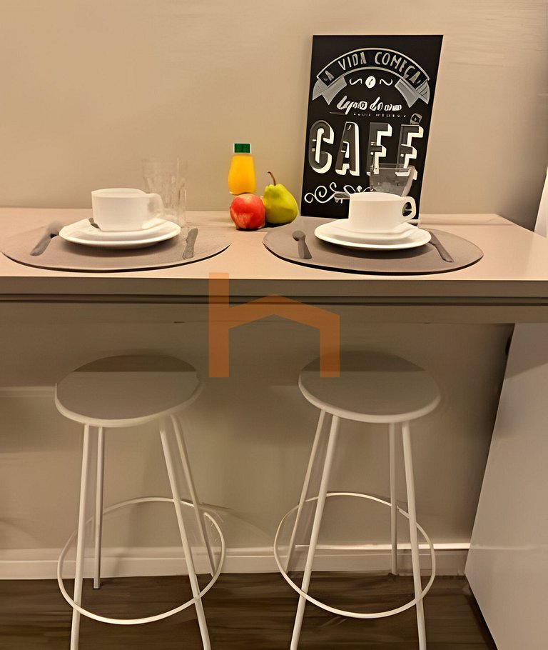 Centro ao lado Shop. Atlântico-2quartos