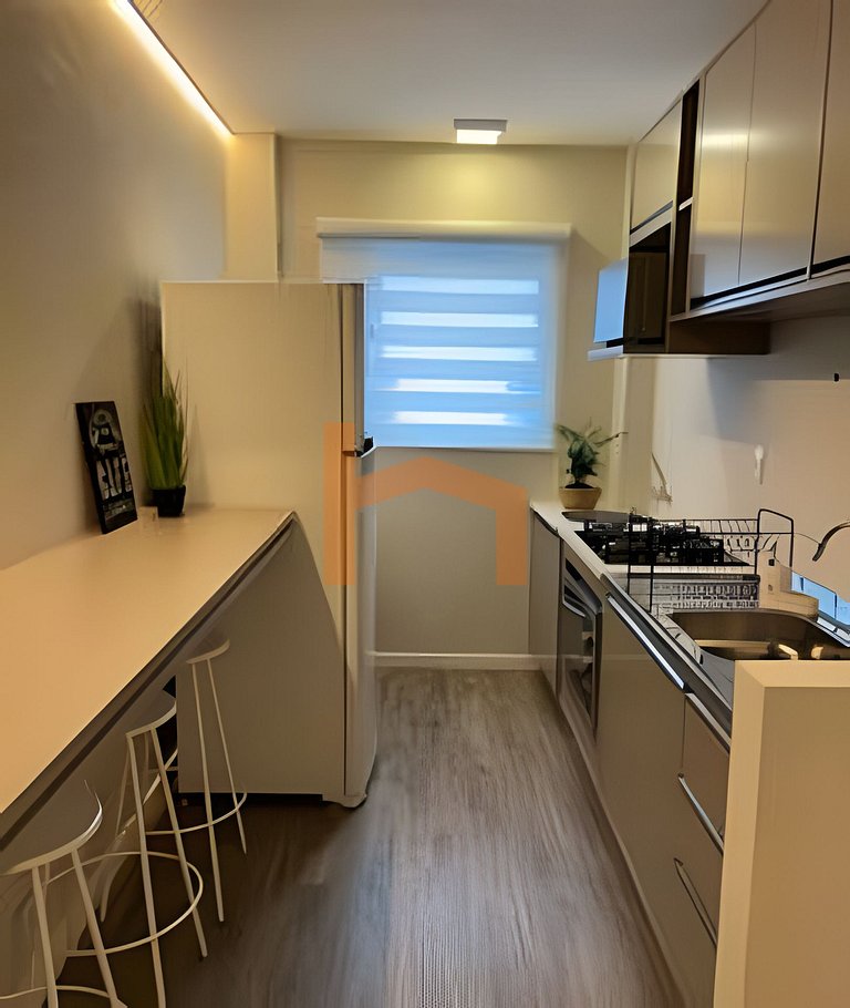 Centro ao lado Shop. Atlântico-2quartos