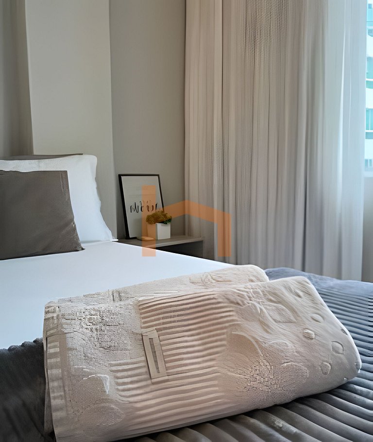 Centro ao lado Shop. Atlântico-2quartos