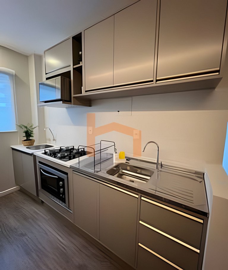 Centro ao lado Shop. Atlântico-2quartos