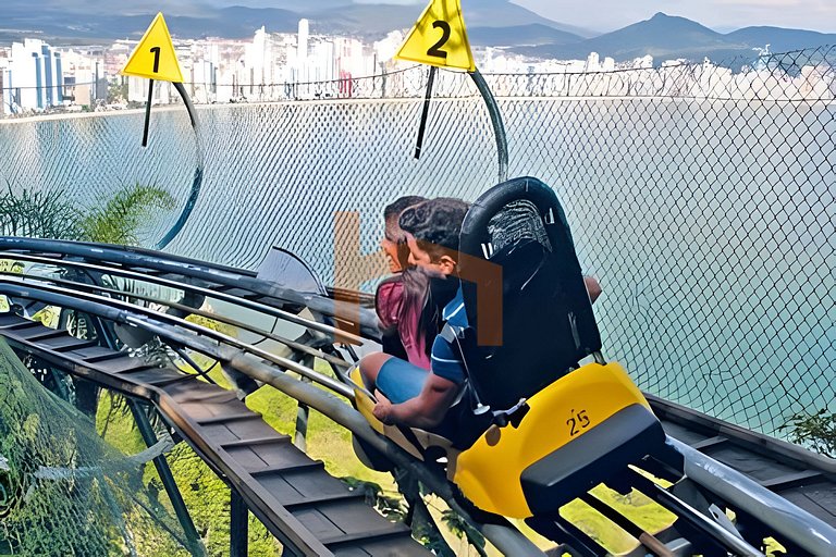 Centro ao lado Shop. Atlântico-2quartos