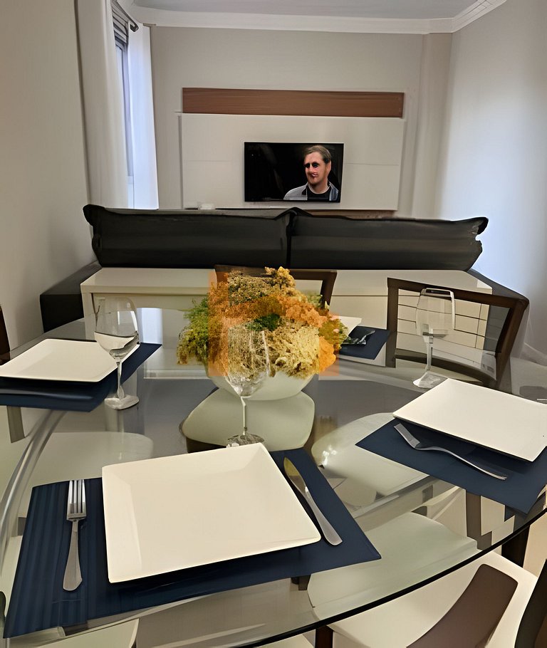 2suítes na Av Atlântica, pé na areia! Sem garagem