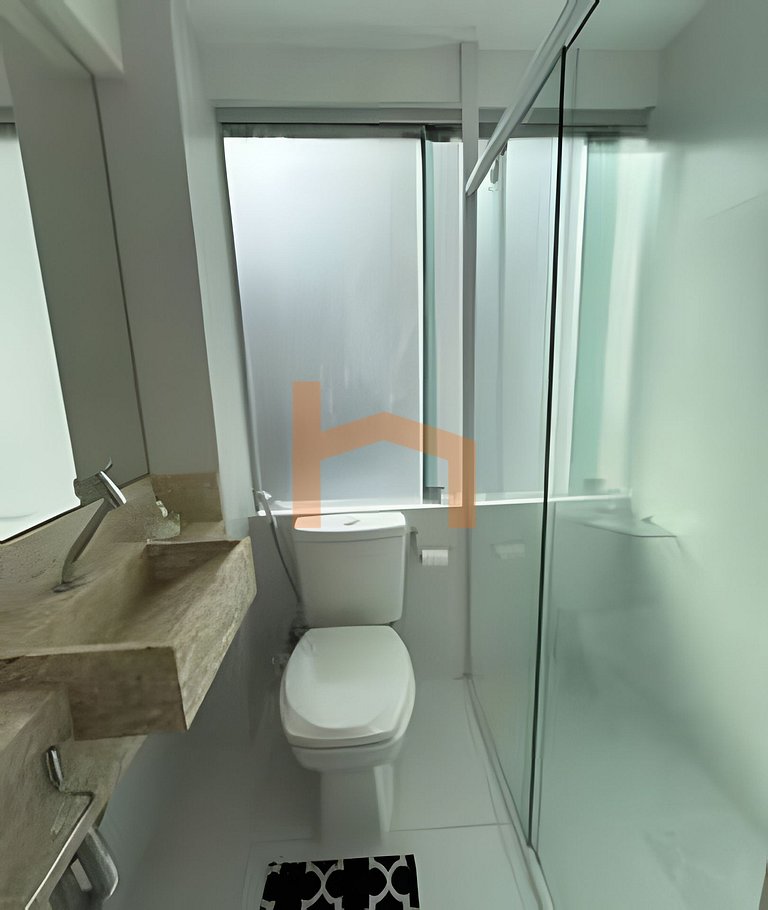 2suítes na Av Atlântica, pé na areia! Sem garagem