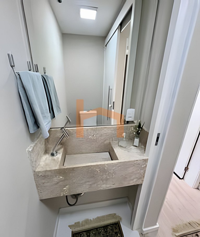 2suítes na Av Atlântica, pé na areia! Sem garagem