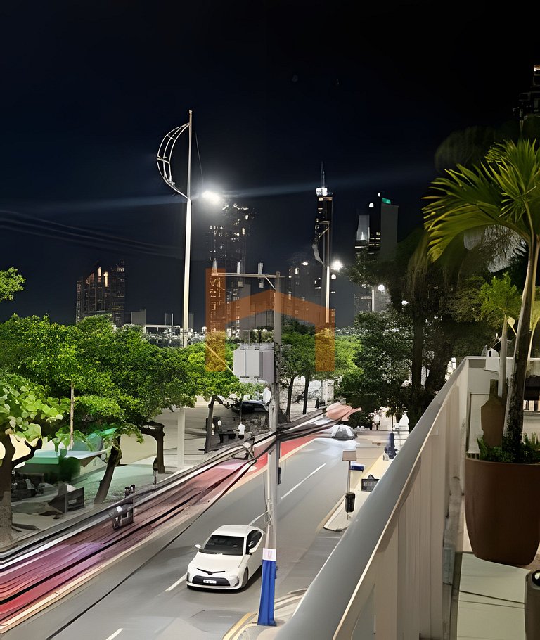 2suítes na Av Atlântica, pé na areia! Sem garagem