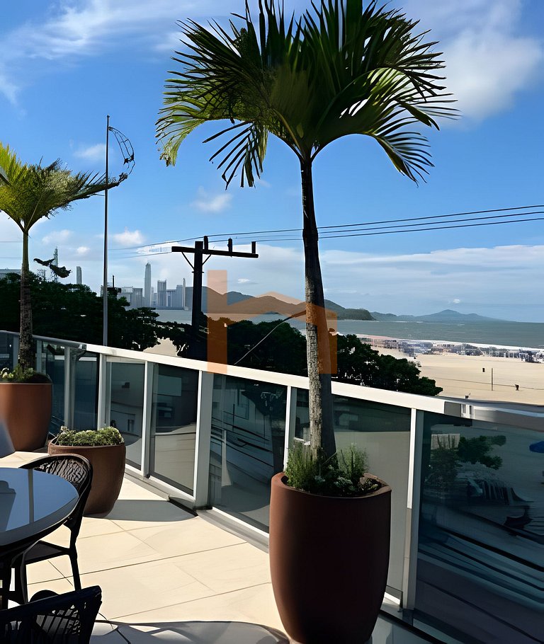 2suítes na Av Atlântica, pé na areia! Sem garagem