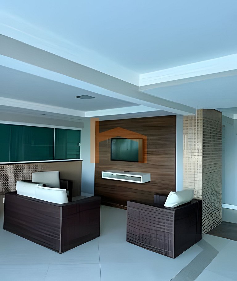 2suítes na Av Atlântica, pé na areia! Sem garagem