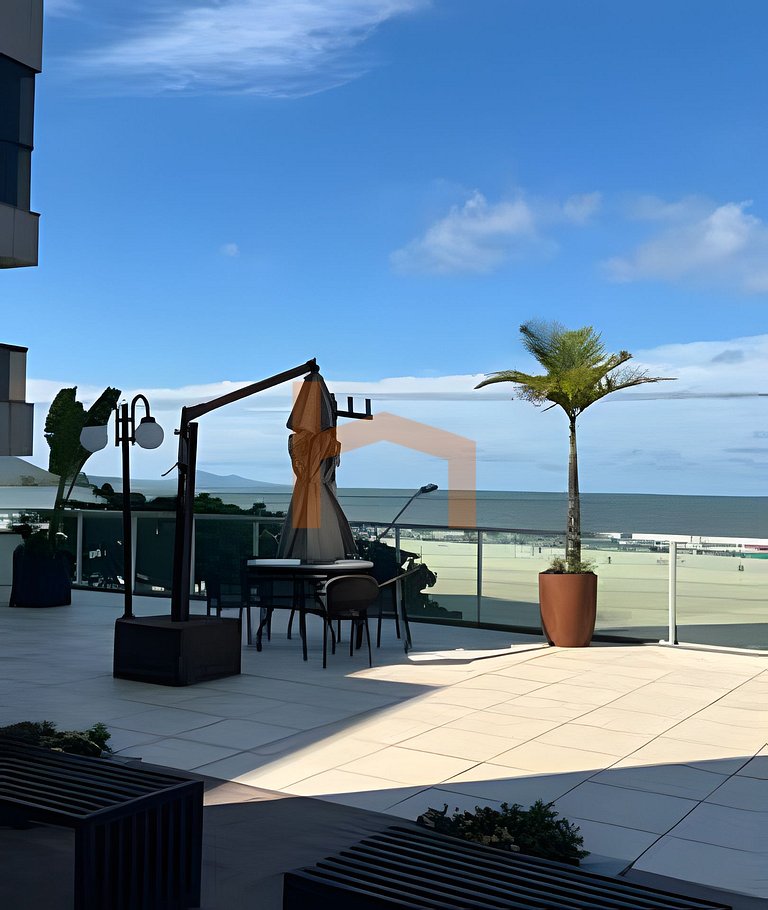 2suítes na Av Atlântica, pé na areia! Sem garagem