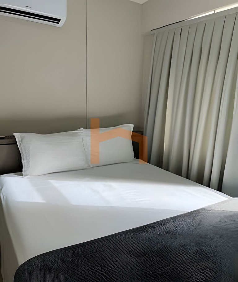 2suítes na Av Atlântica, pé na areia! Sem garagem