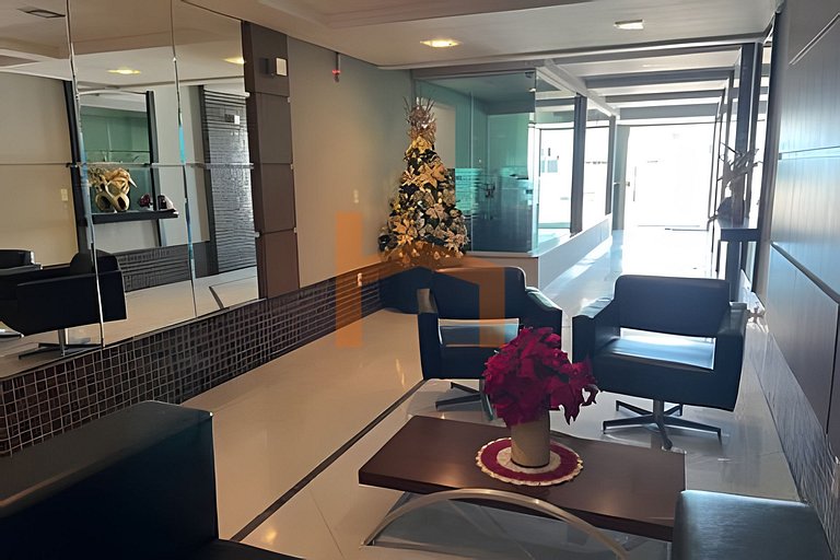 2suítes na Av Atlântica, pé na areia! Sem garagem