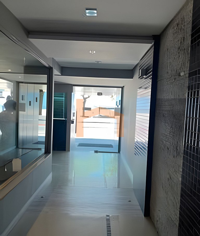 2suítes na Av Atlântica, pé na areia! Sem garagem