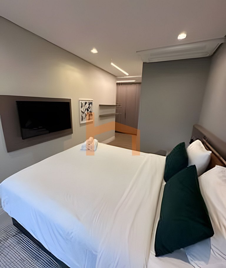 Luxo - lindo Apto anexo ao BC Shopping